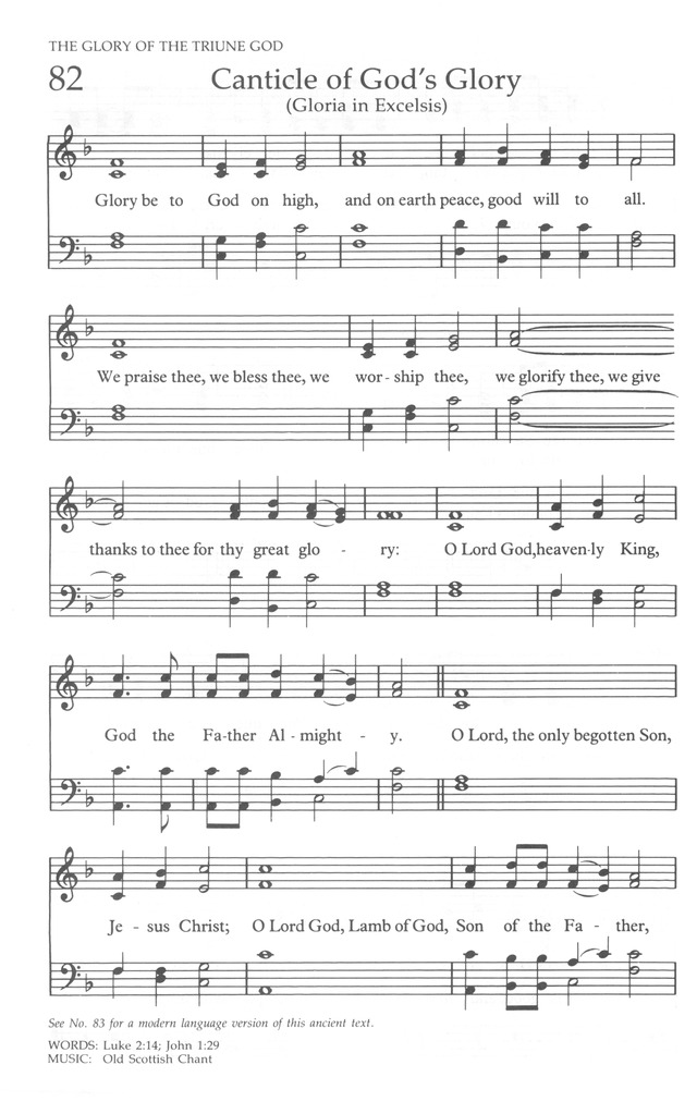 The United Methodist Hymnal page 80