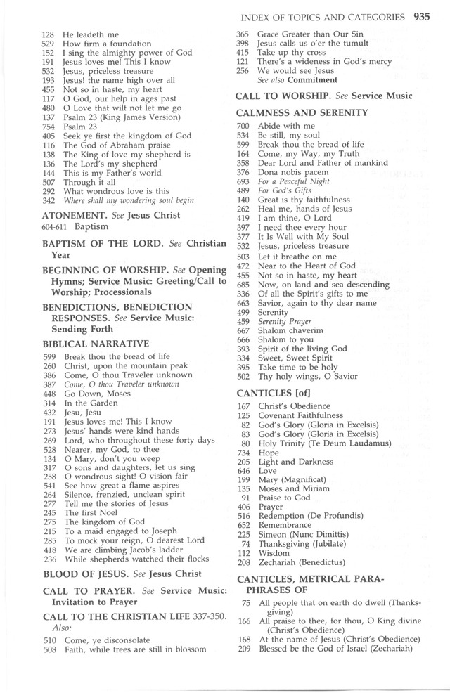 The United Methodist Hymnal page 923