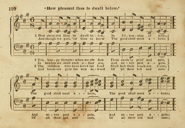 The Union Singing Book: arranged for and adapted to the Sunday school union hymn book page 110