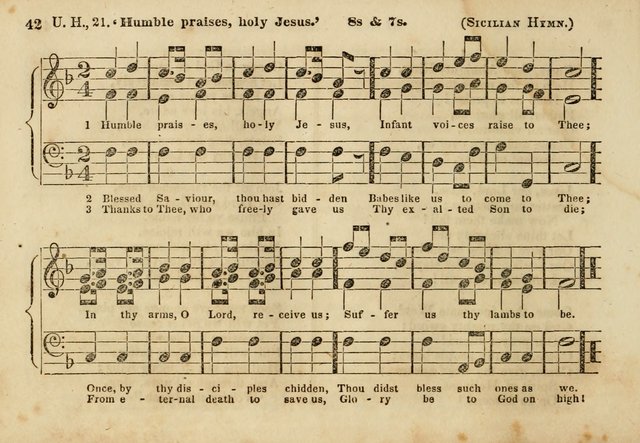 The Union Singing Book: arranged for and adapted to the Sunday school union hymn book page 40