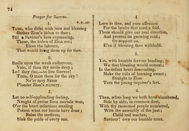 The Union Singing Book: arranged for and adapted to the Sunday school union hymn book page 72