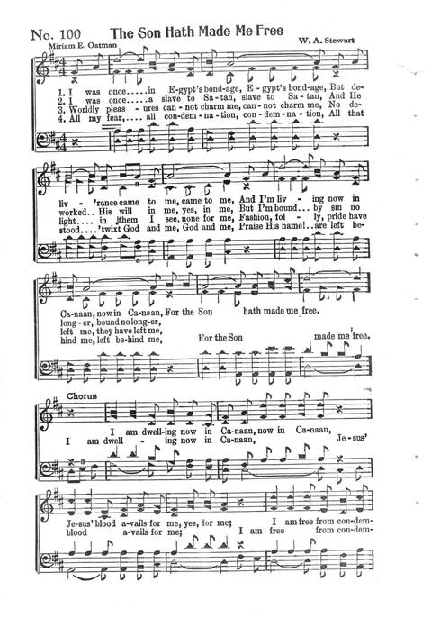 Universal Songs and Hymns, a complete hymnal page 101