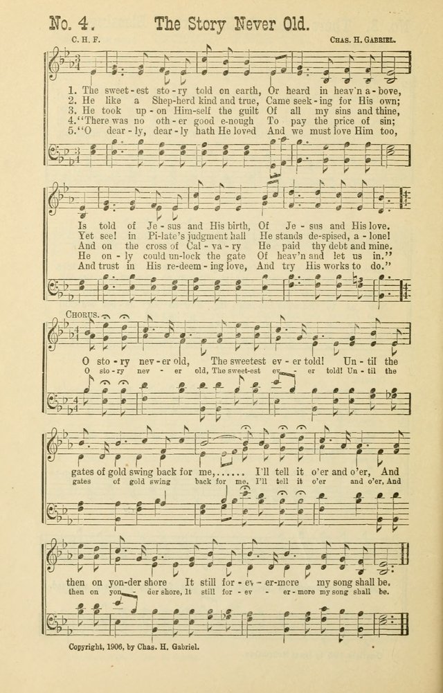 The Victory: a collection of popular Sunday school songs new and old page 4