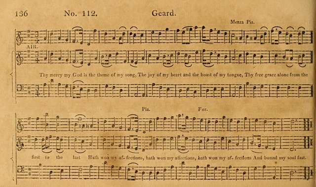 The Vocal Companion: containing a concise introduction to the practice of music, and a set of tunes of various metres, arranged progressively for the use of learners page 136