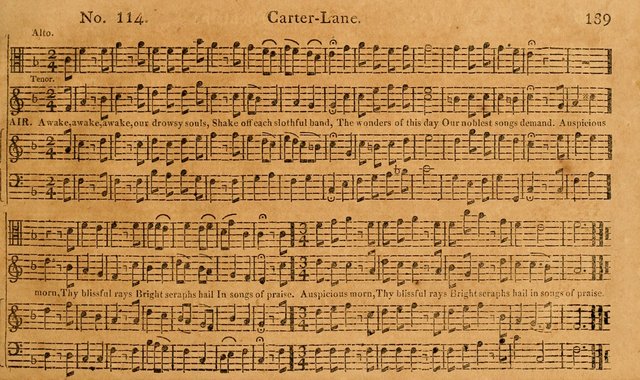 The Vocal Companion: containing a concise introduction to the practice of music, and a set of tunes of various metres, arranged progressively for the use of learners page 139