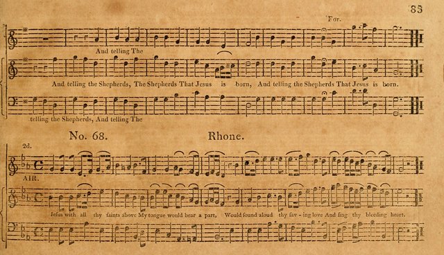 The Vocal Companion: containing a concise introduction to the practice of music, and a set of tunes of various metres, arranged progressively for the use of learners page 83
