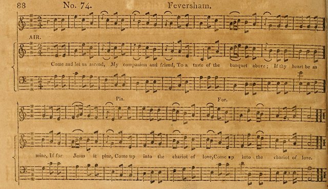 The Vocal Companion: containing a concise introduction to the practice of music, and a set of tunes of various metres, arranged progressively for the use of learners page 88