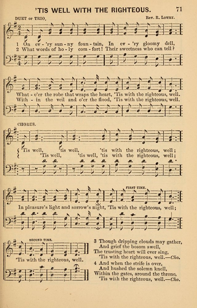 Vestry Harmonies: a collection of hymns and tunes for all occasions of social worship page 76