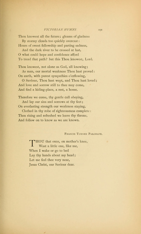 Victorian Hymns: English sacred songs of fifty years page 151