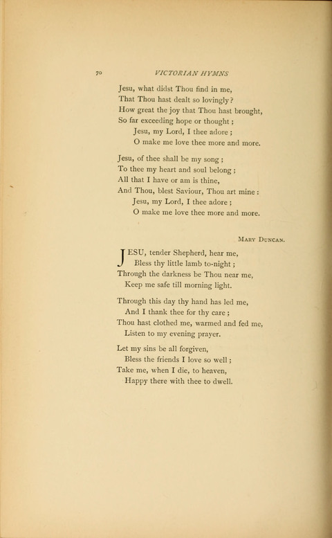 Victorian Hymns: English sacred songs of fifty years page 70