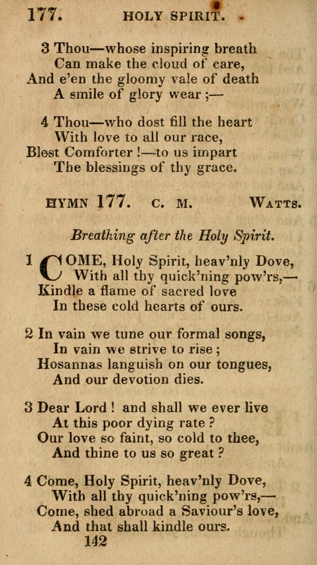 Village Hymns for Social Worship, Selected and Original: designed as a supplement to the Psalms and Hymns of Dr. Watts (6th ed.) page 144
