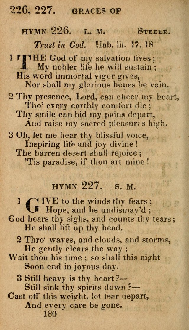 Village Hymns for Social Worship, Selected and Original: designed as a supplement to the Psalms and Hymns of Dr. Watts (6th ed.) page 182