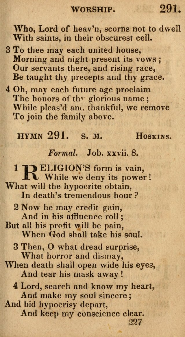 Village Hymns for Social Worship, Selected and Original: designed as a supplement to the Psalms and Hymns of Dr. Watts (6th ed.) page 229