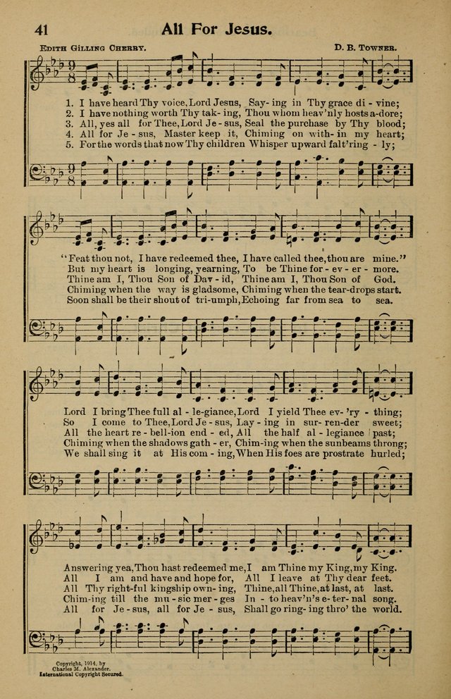 Victorious Life Hymns page 40