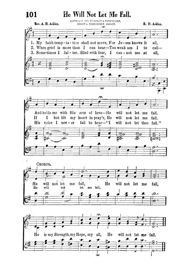 Victory Songs: For the Church, Sunday School and Evangelistic Services. page 103