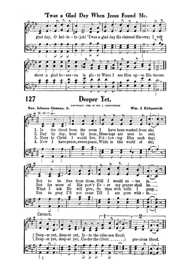 Victory Songs: For the Church, Sunday School and Evangelistic Services. page 129