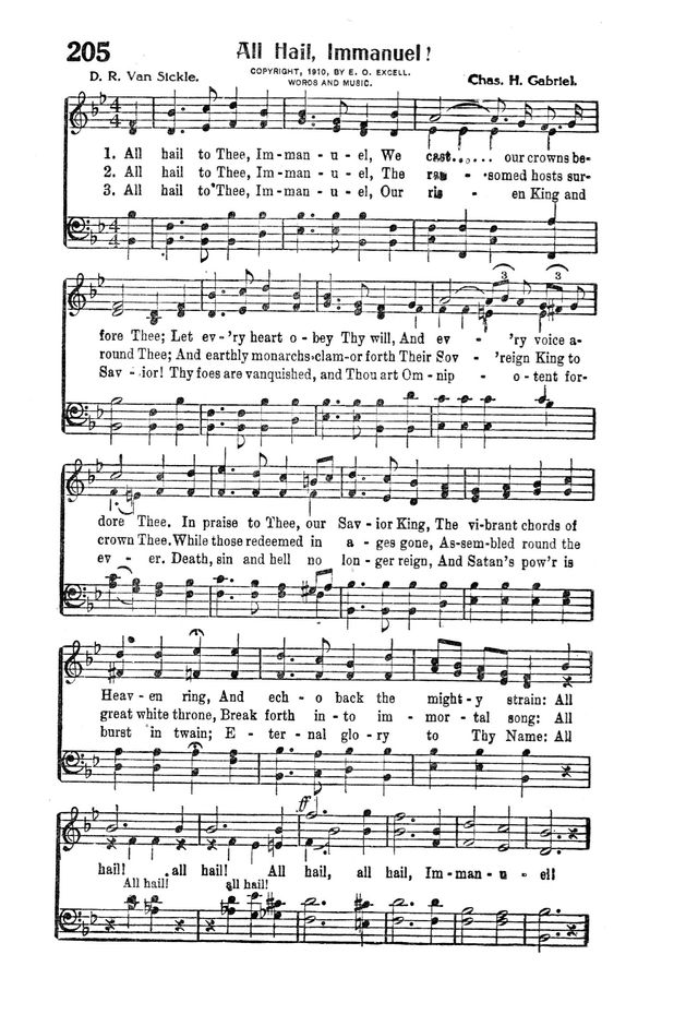 Victory Songs: For the Church, Sunday School and Evangelistic Services. page 210