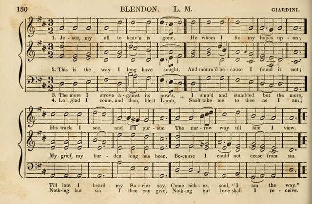 The Vestry Singing Book: being a selection of the most popular and approved tunes and hymns now extant, designed for social and religious meetings, family devotion, singing schools, etc. page 132
