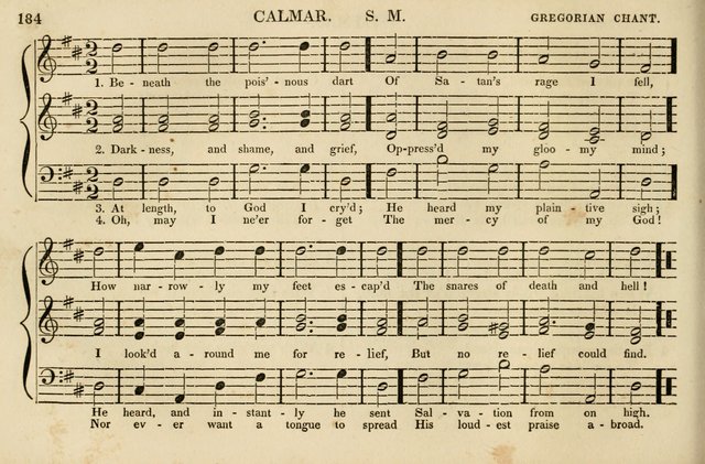 The Vestry Singing Book: being a selection of the most popular and approved tunes and hymns now extant, designed for social and religious meetings, family devotion, singing schools, etc. page 186