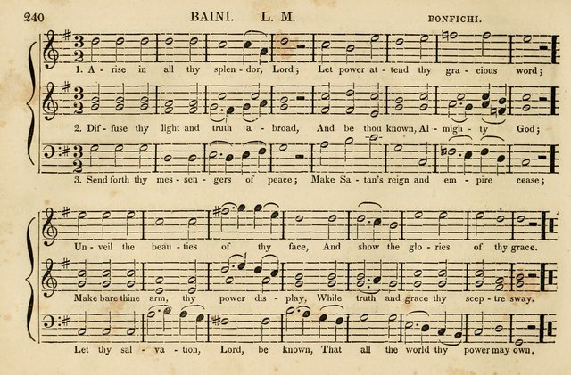The Vestry Singing Book: being a selection of the most popular and approved tunes and hymns now extant, designed for social and religious meetings, family devotion, singing schools, etc. page 252