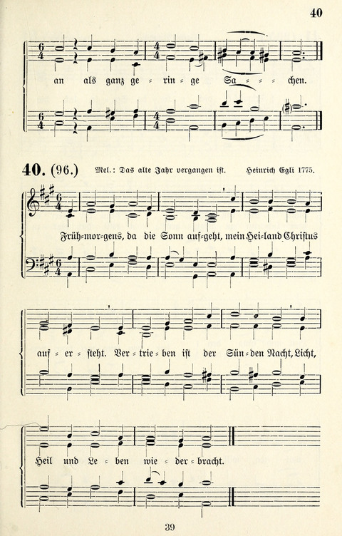 Vierstimmige Melodien für das Gesangbuch: zum gottesdienstlichen und häuslichen Gebrauch in Evangelischen Mennoniten-Gemeinden page 39