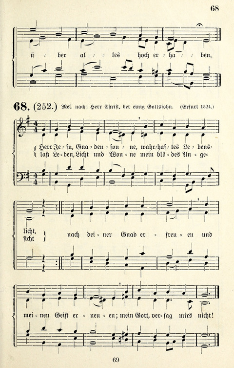 Vierstimmige Melodien für das Gesangbuch: zum gottesdienstlichen und häuslichen Gebrauch in Evangelischen Mennoniten-Gemeinden page 69