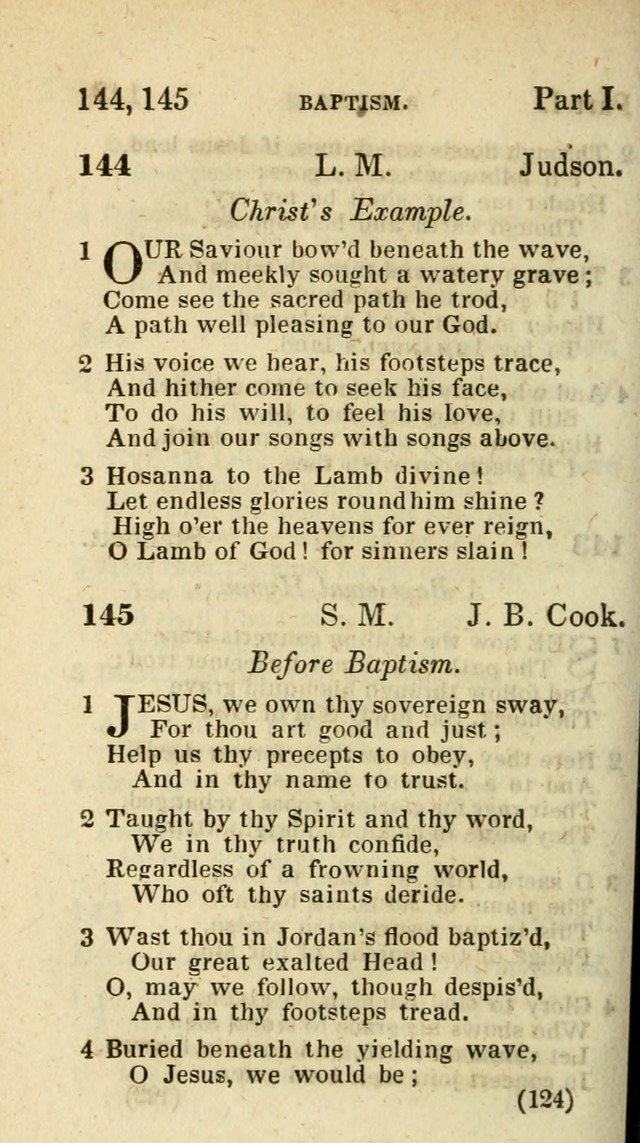 The Virginia Selection of Psalms and Hymns and Spiritual Songs: from the most approved authors; adapted to the various occasions of public and social meetings (New Ed. Enl. and Imp.) page 124
