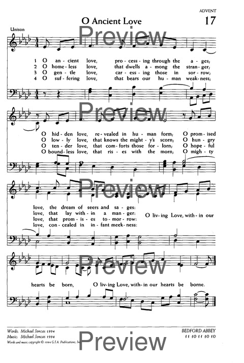 Voices United: The Hymn and Worship Book of The United Church of Canada page 16