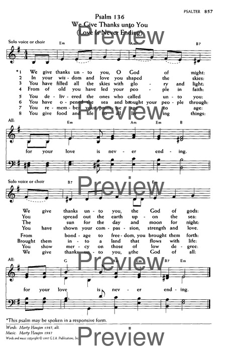 Voices United: The Hymn and Worship Book of The United Church of Canada page 870