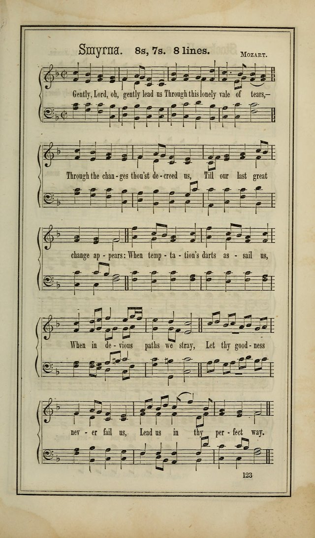 The Voice of melody: a choice collection of hymn tunes for choirs, prayer-meetings, congregations, and family use page 123