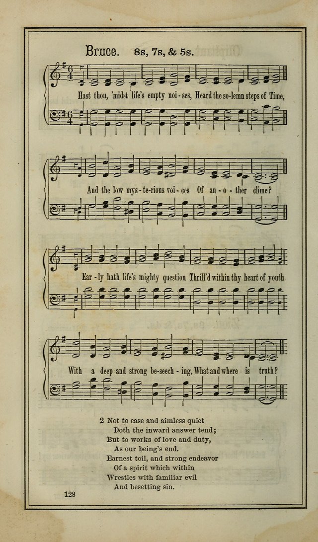 The Voice of melody: a choice collection of hymn tunes for choirs, prayer-meetings, congregations, and family use page 128