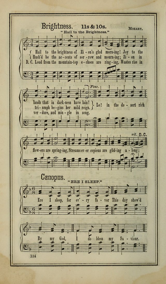 The Voice of melody: a choice collection of hymn tunes for choirs, prayer-meetings, congregations, and family use page 134