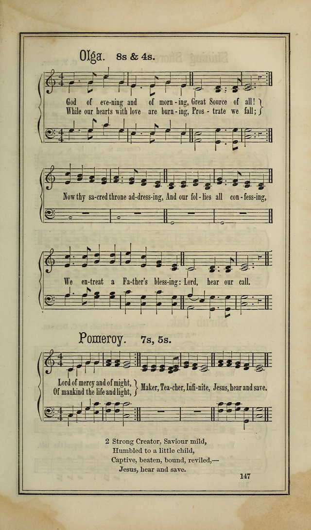 The Voice of melody: a choice collection of hymn tunes for choirs, prayer-meetings, congregations, and family use page 147