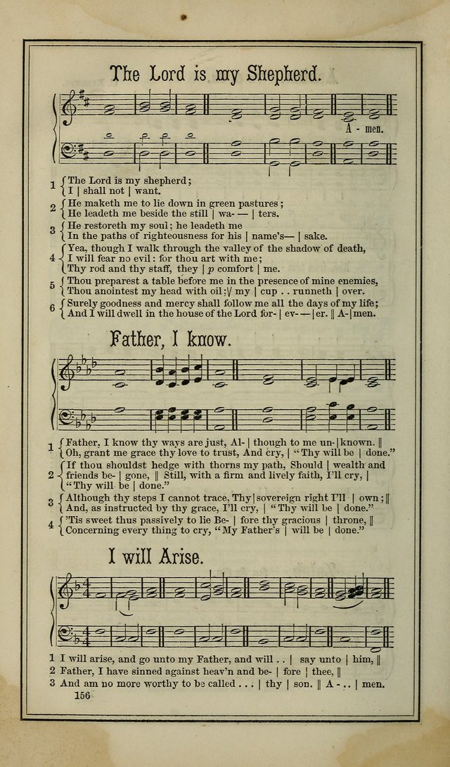 The Voice of melody: a choice collection of hymn tunes for choirs, prayer-meetings, congregations, and family use page 156
