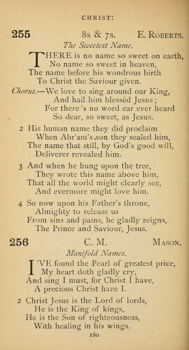 The Voice of Praise: a collection of hymns for the use of the Methodist Church page 180