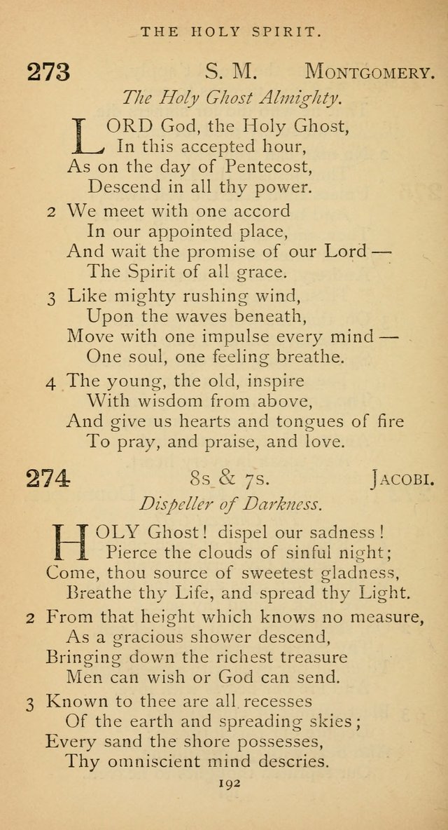 The Voice of Praise: a collection of hymns for the use of the Methodist Church page 192