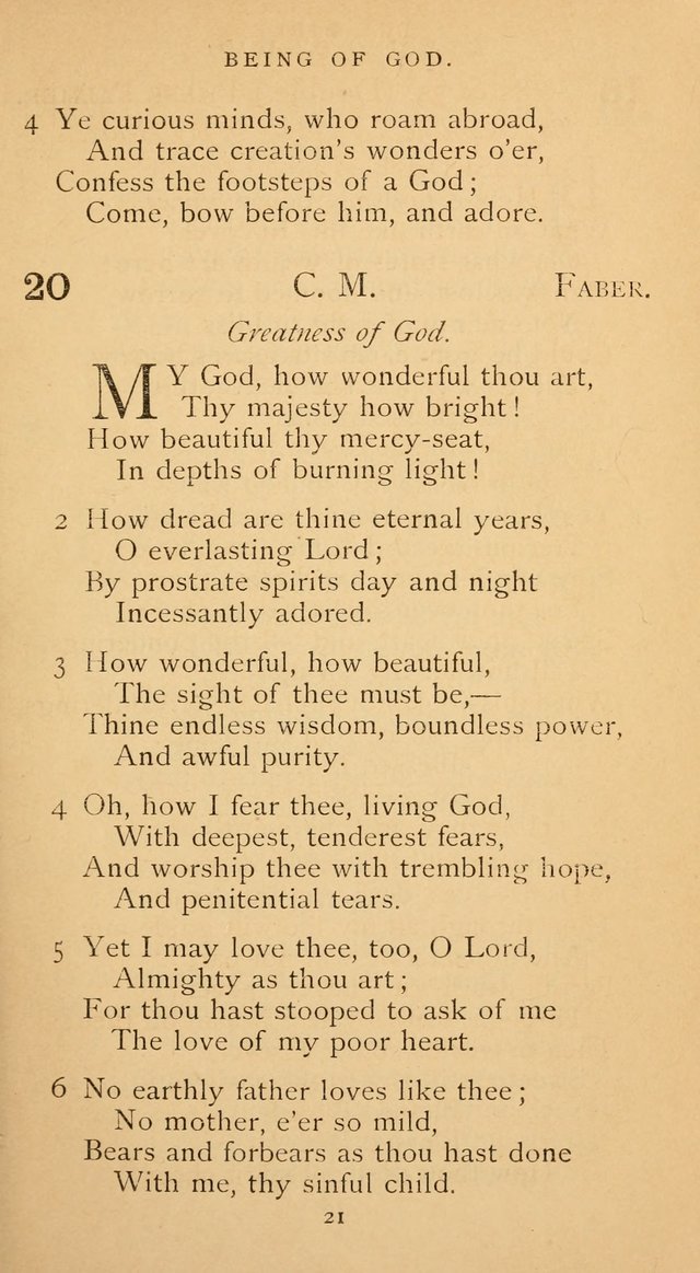 The Voice of Praise: a collection of hymns for the use of the Methodist Church page 21