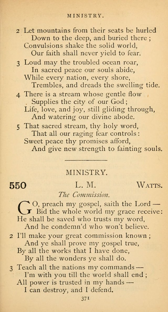 The Voice of Praise: a collection of hymns for the use of the Methodist Church page 371