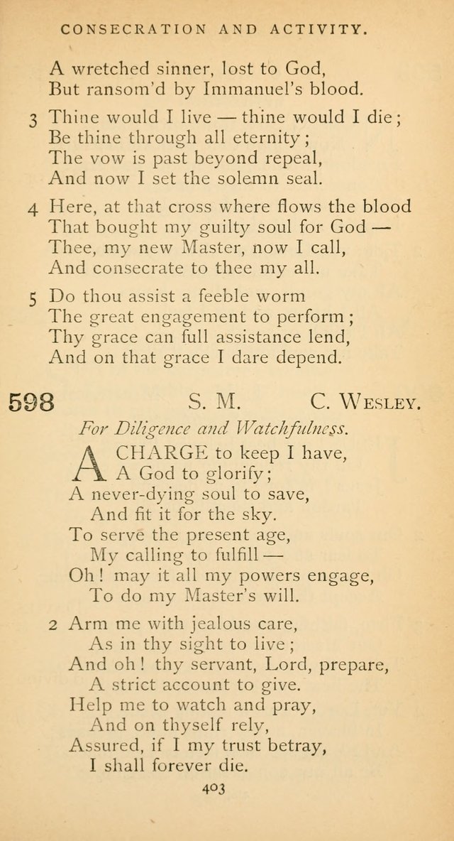 The Voice of Praise: a collection of hymns for the use of the Methodist Church page 403