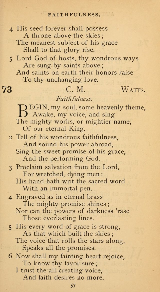 The Voice of Praise: a collection of hymns for the use of the Methodist Church page 57
