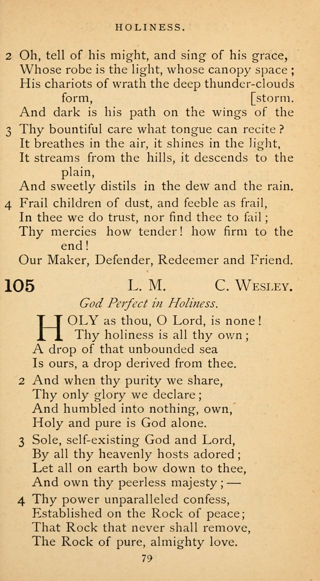 The Voice of Praise: a collection of hymns for the use of the Methodist Church page 79