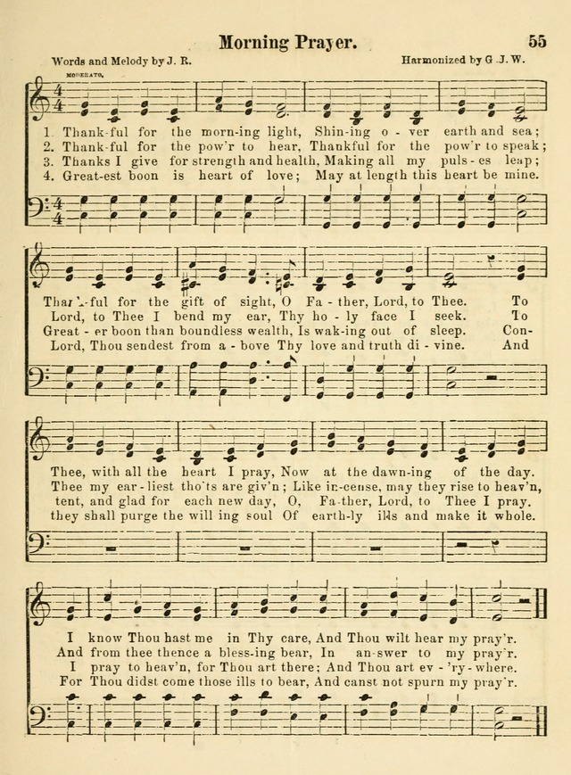 The Welcome: a book of hymns, songs and lessons for the children of the New Church (3rd ed.) page 55