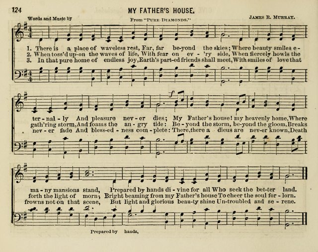 The Welcome: a collection of songs, hymns, chants, anthems and choruses,for the Sabbath school and home sircle page 124