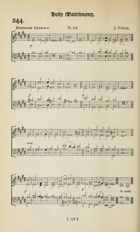 The Westminster Abbey Hymn-Book: compiled under the authority of the dean of Westminster page 298