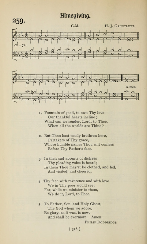 The Westminster Abbey Hymn-Book: compiled under the authority of the dean of Westminster page 318