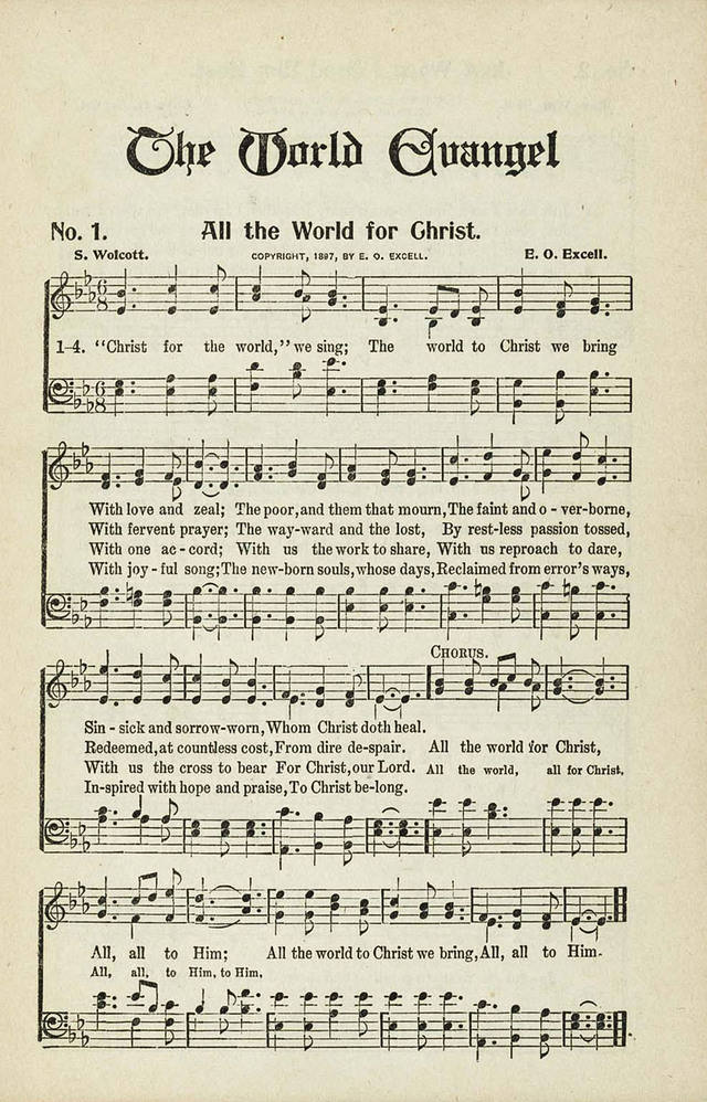 The World Evangel page 1