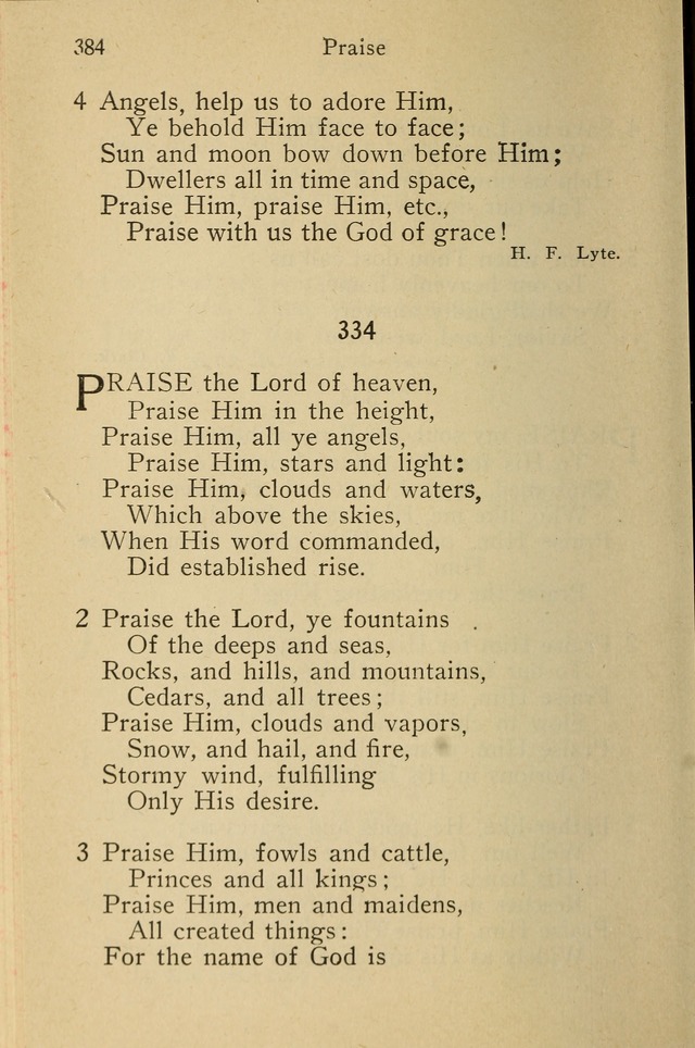 Wartburg Hymnal: for church, school and home page 384