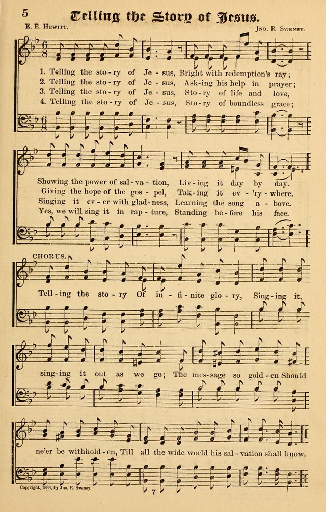 Words of Life: a collection of Hymns and Tunes for use in Gospel Meetings and other Religious Services page 7