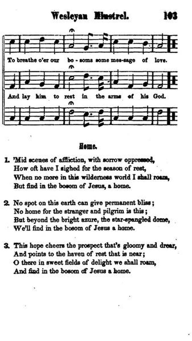 The Wesleyan Minstrel: a Collection of Hymns and Tunes. 2nd ed. page 104