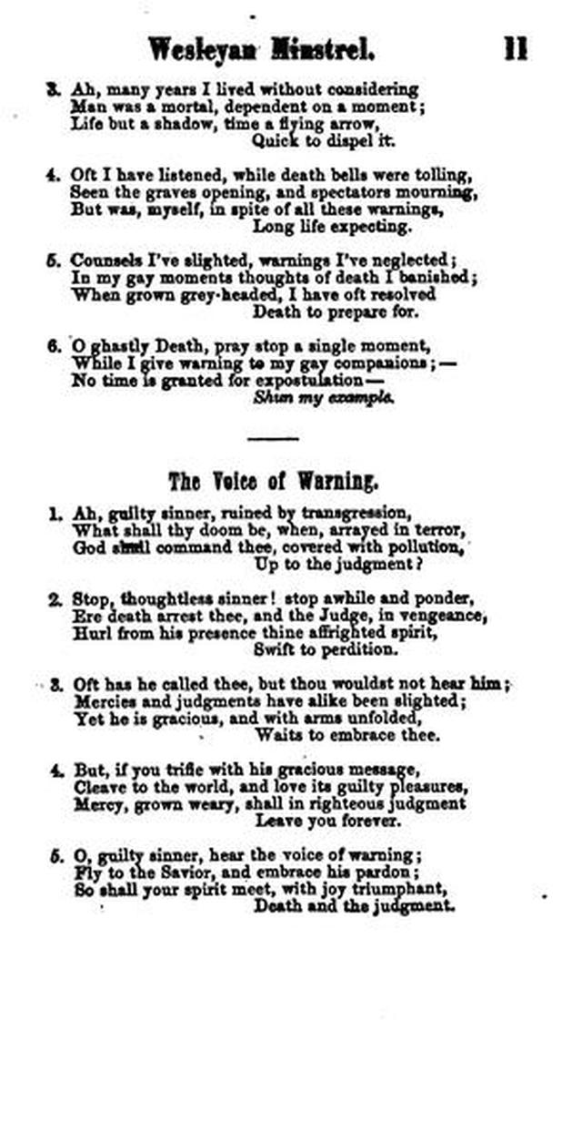 The Wesleyan Minstrel: a Collection of Hymns and Tunes. 2nd ed. page 12